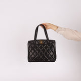 Chanel 2003 Lambskin XL Logo Tote 24K GP - FashioNica