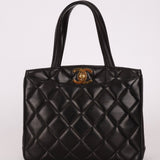 Chanel 2003 Lambskin XL Logo Tote 24K GP - FashioNica