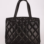 Chanel 2003 Lambskin XL Logo Tote 24K GP - FashioNica