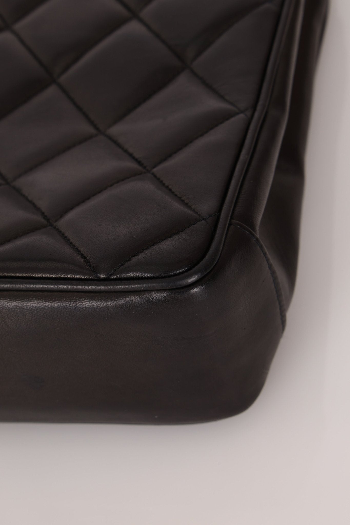 Chanel 2003 Lambskin XL Logo Tote 24K GP - FashioNica