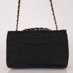 Chanel 2003 Nylon Chocolate Bar Medium Single Flap GHW - FashioNica