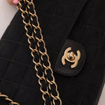 Chanel 2003 Nylon Chocolate Bar Medium Single Flap GHW - FashioNica