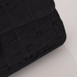 Chanel 2003 Nylon Chocolate Bar Medium Single Flap GHW - FashioNica