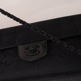 Chanel 2003 Nylon Incognito East West Chocolate Bar Flap - FashioNica