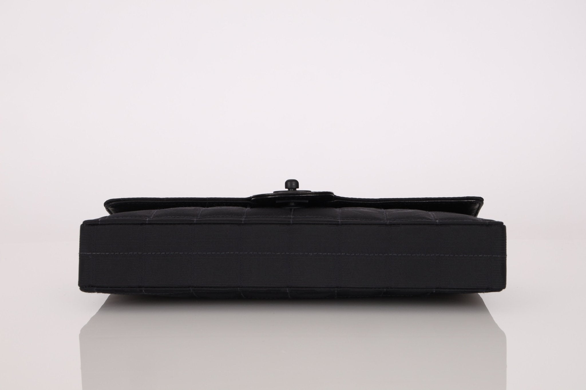 Chanel 2003 Nylon Incognito East West Chocolate Bar Flap - FashioNica