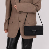 Chanel 2003 Nylon Incognito East West Chocolate Bar Flap - FashioNica