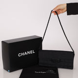 Chanel 2003 Nylon Incognito East West Chocolate Bar Flap - FashioNica