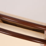 Chanel 2003 Soft Calfskin Ivory Whipstitch Wood Top Handle Mini Tote - FashioNica