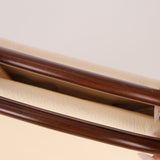 Chanel 2003 Soft Calfskin Ivory Whipstitch Wood Top Handle Mini Tote - FashioNica