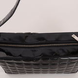Chanel 2003 Vintage Black Patent Chocolate Bar Shoulder Bag - FashioNica
