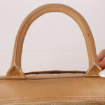 Chanel 2004 Beige Caviar Timeless Boston Bag 24k GP - FashioNica
