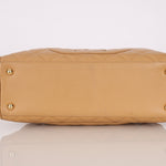 Chanel 2004 Beige Caviar Timeless Boston Bag 24k GP - FashioNica