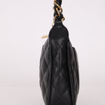 Chanel 2004 Black Caviar Timeless Pochette 24K GP - FashioNica