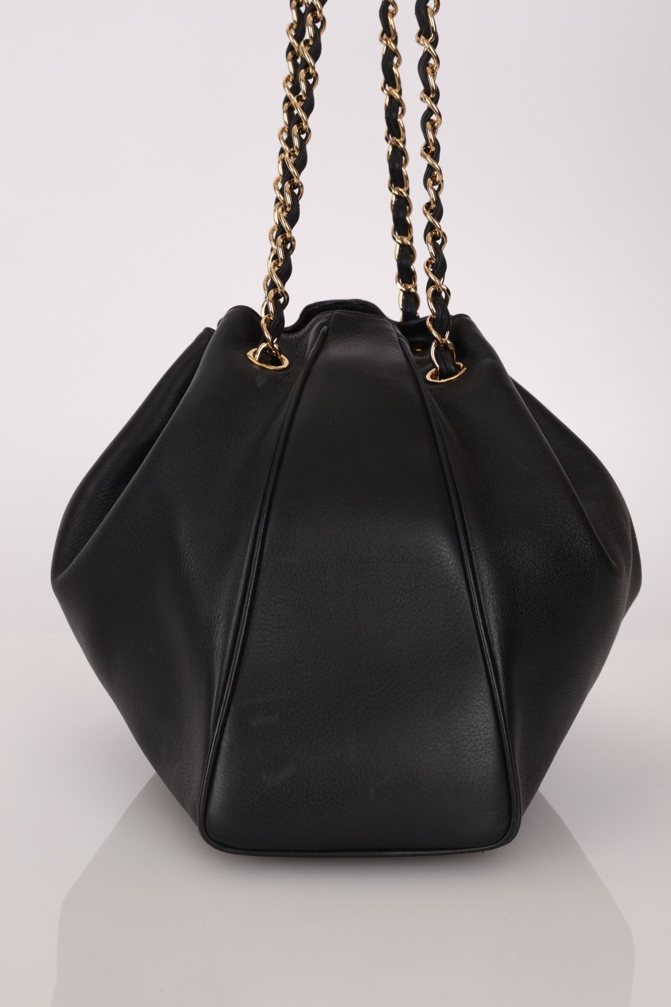 Chanel 2004 Calfskin Drawstring Bucket Bag - FashioNica