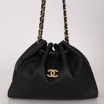 Chanel 2004 Calfskin Drawstring Bucket Bag - FashioNica