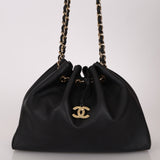 Chanel 2004 Calfskin Drawstring Bucket Bag - FashioNica