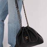 Chanel 2004 Calfskin Drawstring Bucket Bag - FashioNica