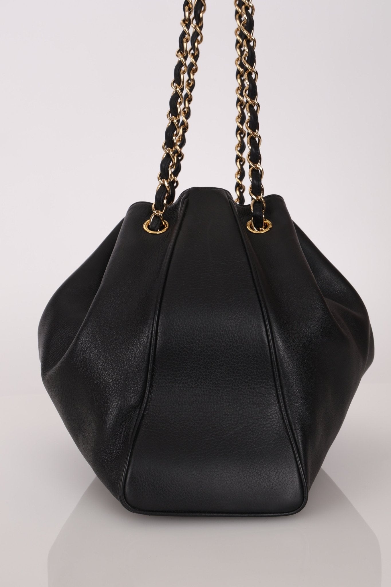 Chanel 2004 Calfskin Drawstring Bucket Bag - FashioNica