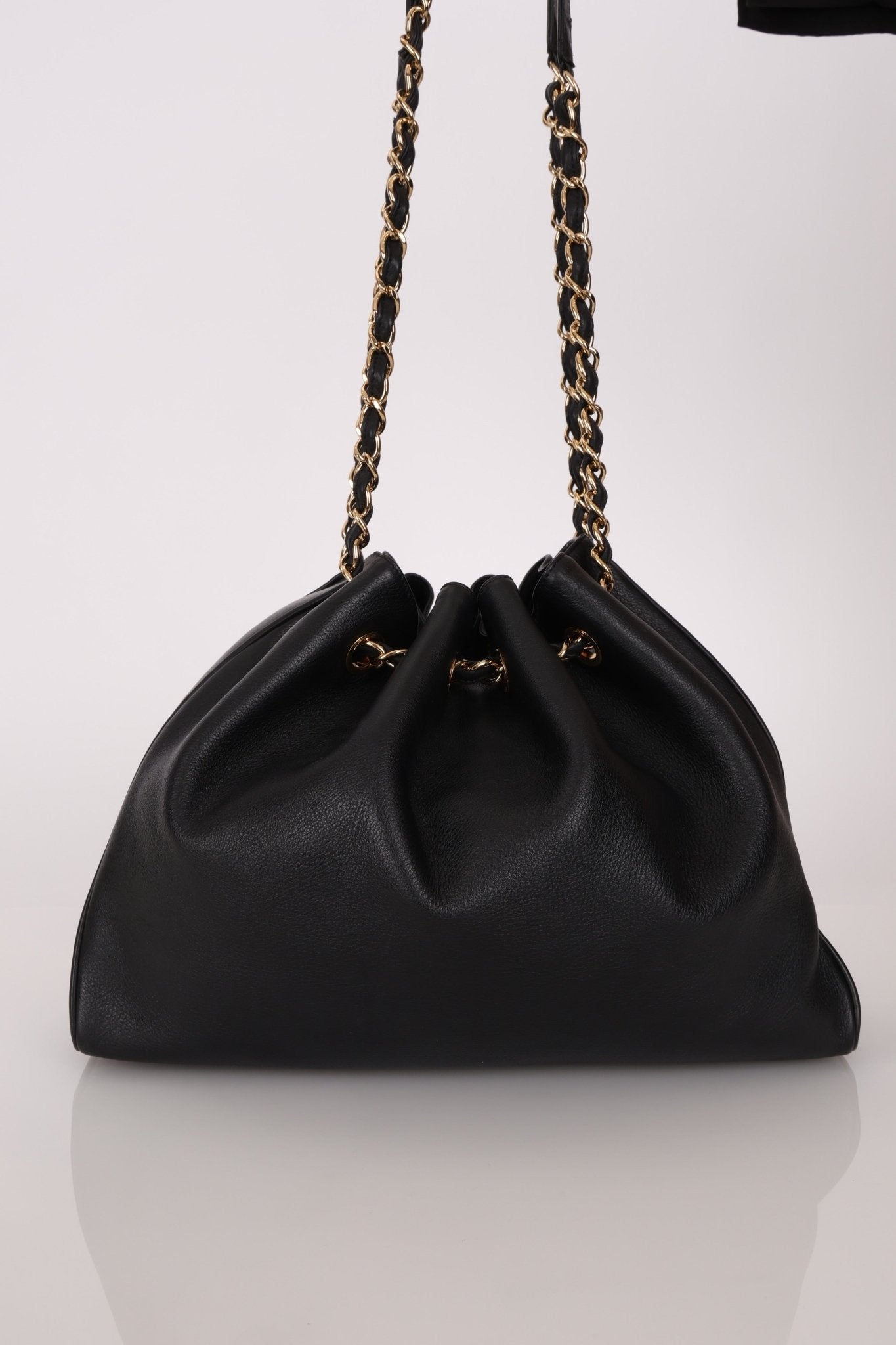 Chanel 2004 Calfskin Drawstring Bucket Bag - FashioNica