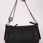 Chanel 2004 Caviar Perforated Pulley Shoulder Bag - FashioNica