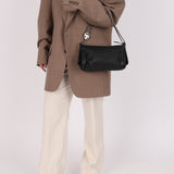 Chanel 2004 Caviar Perforated Pulley Shoulder Bag - FashioNica