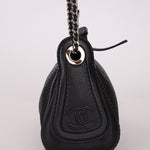 Chanel 2004 Caviar Perforated Pulley Shoulder Bag - FashioNica