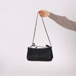 Chanel 2004 Caviar Perforated Pulley Shoulder Bag - FashioNica