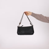 Chanel 2004 Caviar Perforated Pulley Shoulder Bag - FashioNica