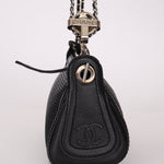 Chanel 2004 Caviar Perforated Pulley Shoulder Bag - FashioNica
