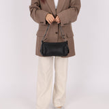 Chanel 2004 Caviar Perforated Pulley Shoulder Bag - FashioNica