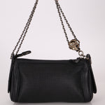 Chanel 2004 Caviar Perforated Pulley Shoulder Bag - FashioNica