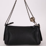 Chanel 2004 Caviar Perforated Pulley Shoulder Bag - FashioNica