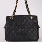 Chanel 2004 Caviar Timeless Zip Chain Tote - FashioNica