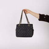 Chanel 2004 Caviar Timeless Zip Chain Tote - FashioNica