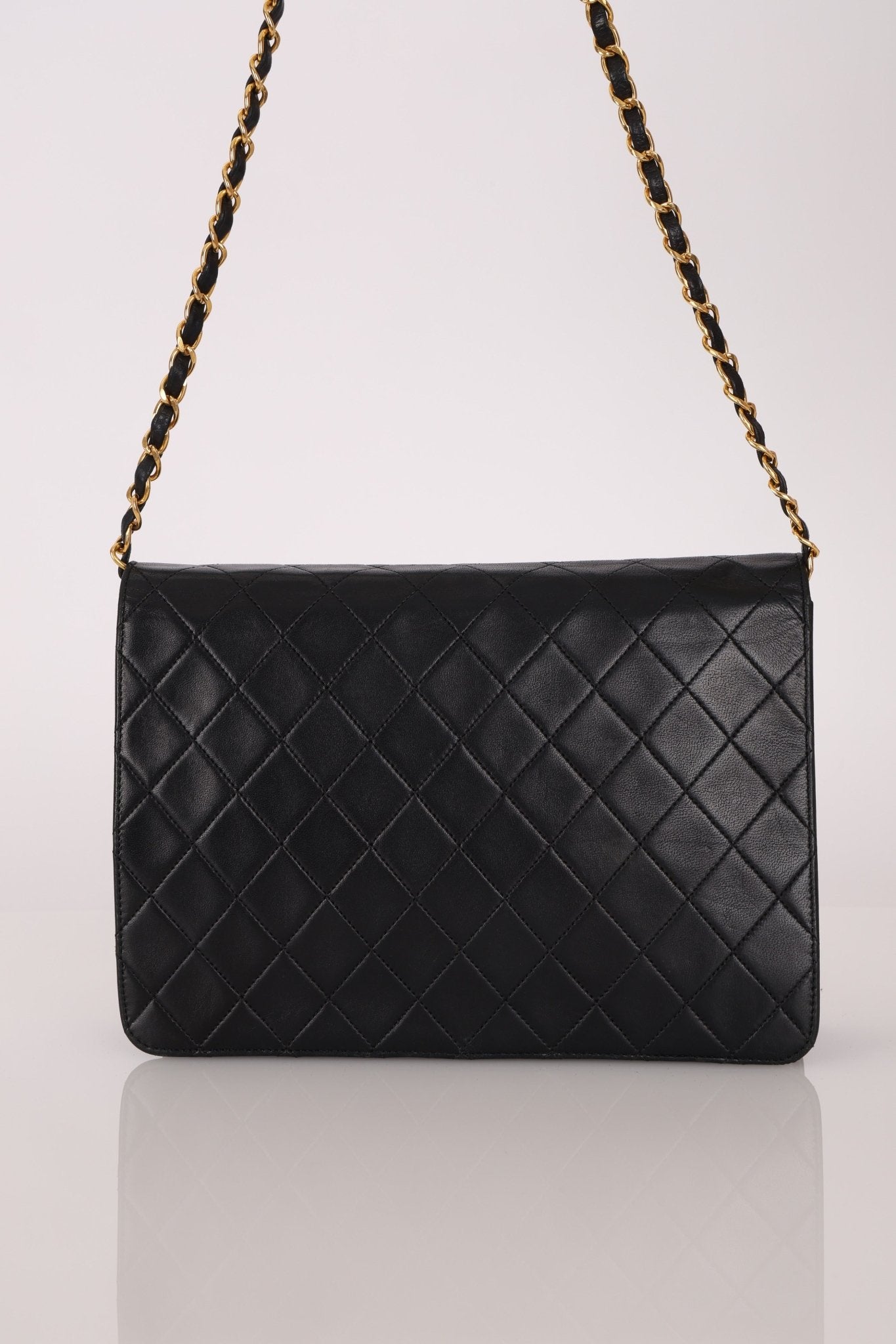 Chanel 2004 Lambskin Turnlock Half Flap 24K GP - FashioNica