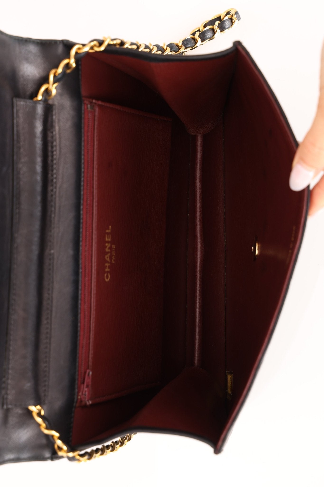 Chanel 2004 Lambskin Turnlock Half Flap 24K GP - FashioNica