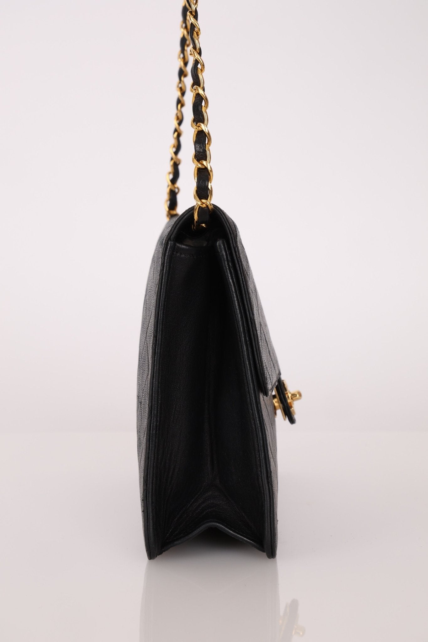 Chanel 2004 Lambskin Turnlock Half Flap 24K GP - FashioNica