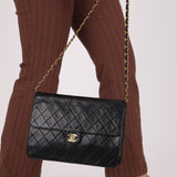 Chanel 2004 Lambskin Turnlock Half Flap 24K GP - FashioNica