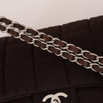 Chanel 2004 Nylon Chocolate Bar Easy Flap Bag - FashioNica