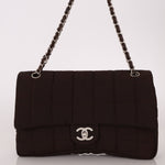 Chanel 2004 Nylon Chocolate Bar Easy Flap Bag - FashioNica
