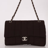 Chanel 2004 Nylon Chocolate Bar Easy Flap Bag - FashioNica