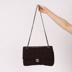 Chanel 2004 Nylon Chocolate Bar Easy Flap Bag - FashioNica