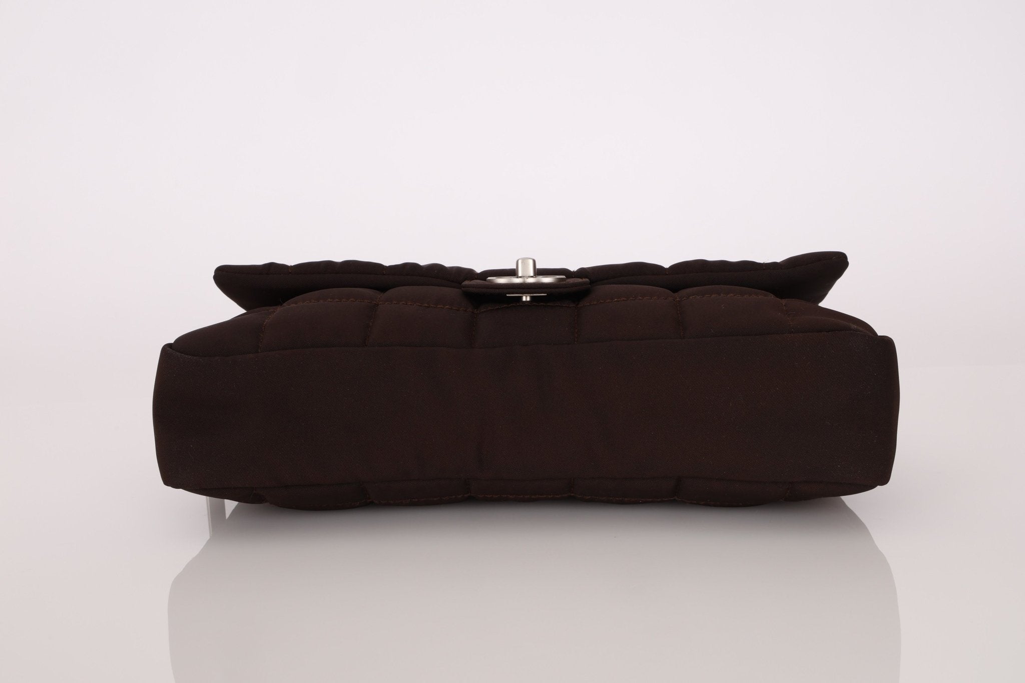 Chanel 2004 Nylon Chocolate Bar Easy Flap Bag - FashioNica