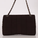 Chanel 2004 Nylon Chocolate Bar Easy Flap Bag - FashioNica