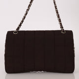 Chanel 2004 Nylon Chocolate Bar Easy Flap Bag - FashioNica