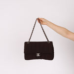 Chanel 2004 Nylon Chocolate Bar Easy Flap Bag - FashioNica