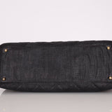 Chanel 2004 Quilted Raffia CC Tote - FashioNica