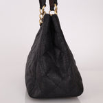 Chanel 2004 Quilted Raffia CC Tote - FashioNica