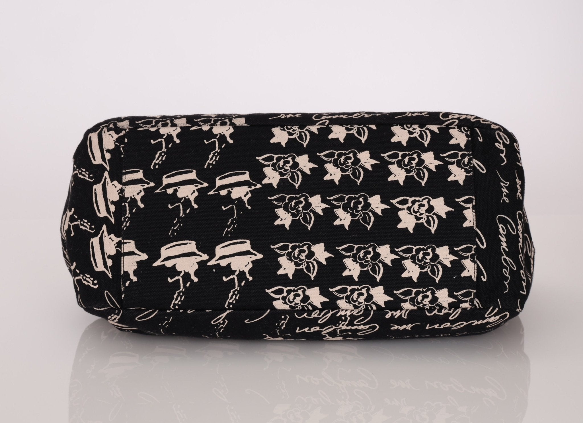 Chanel 2005 Canvas Camellia Tote - FashioNica