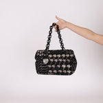 Chanel 2005 Canvas Camellia Tote - FashioNica